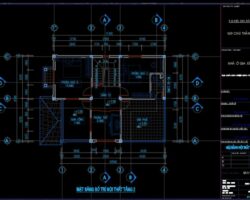 Biệt thự 2 tầng mái nhật,kt8.7×12.4m