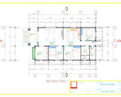 Nhà cấp 4 mái Nhật hiện đại kích thước 7.5x15m