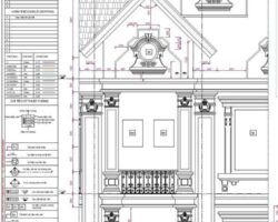 Biệt thự 3 tầng kích thước 11x13m