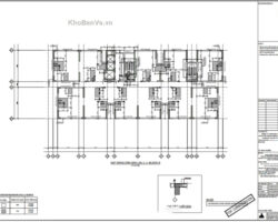 Bản vẽ Kiến trúc + Kết cấu chung cư cao tầng H1-09