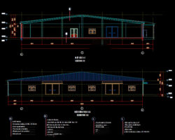 Bản vẽ nhà xưởng 35x52m khung thép