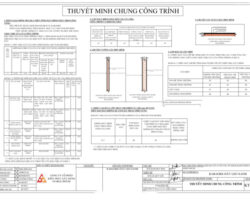 File bản vẽ kiến trúc và kết cấu nhà hàng karaoke 14.6x33m đã thẩm duyệt chữa cháy