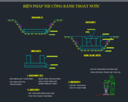 Bản vẽ Biện pháp thi công Cải Tạo Nâng Cấp Quốc Lộ