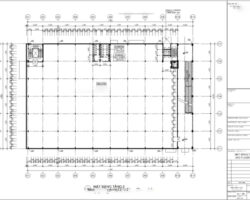 Bản vẽ thiết kế nhà máy Điện tử diện tích 3000m2