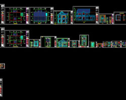 Biệt thự 2 tầng kích thước 8.5x14m (có full kiến trúc và file sketchup)