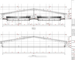 Nhà xưởng vượt nhịp 62m nhà máy vắt sữa khung Zamil 1 tầng kích thước 62x82m