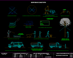 Biện pháp thi công bó vỉa, tấm đan, rãnh, vỉa hè, cây xanh