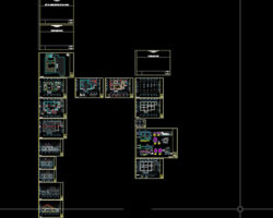 Biệt thự 1 tầng mái nhật 11.8×19.7m file autocad