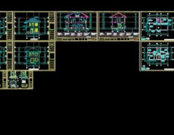 Trọn bộ File cad hồ sơ tktc nhà mái nhật 2 tầng 8x13m