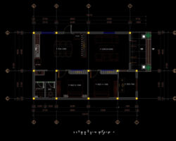 Nhà biệt thự 1 tầng 8×13.71m