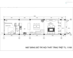 Mẫu nhà phố 3 tầng 4.5x18m