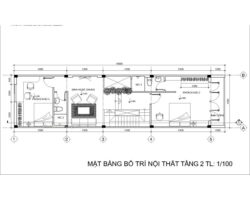 Mẫu nhà phố 3 tầng 4.5x18m