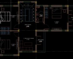 Biệt thự 2 tầng mái thái kích thước 9×13.62m