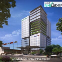 Bản vẽ KT+KC+MEP Five Star Building