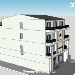 Alternative view of Thiết kế .skp phòng khám nha khoa 25x13m