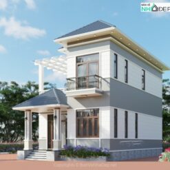 Hồ sơ file cad mẫu biệt thự 2 tầng 8.05x12.05m ( file cad)