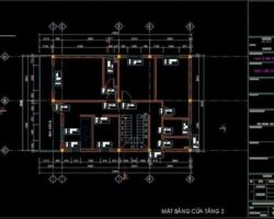 Biệt thự 2 tầng mái nhật hiện đại,kích thước 8.5×12.3m