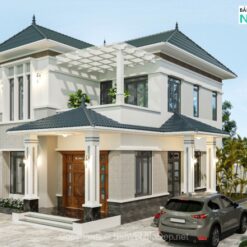 Mẫu biệt thự mái Nhật 2 tầng hiện đại, hoàn thiện giá 1.2 tỷ